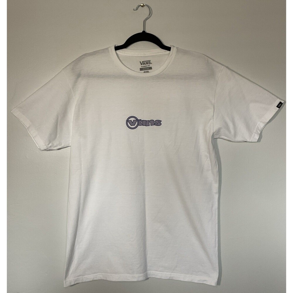 Vans White Short Sleeve Graphic Tee M